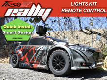 Load image into Gallery viewer, LED Lights Front &amp; Rear For Traxxas FIESTA 4x4 VXL XL5 Bar Kit Rally USA