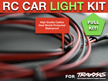 Load image into Gallery viewer, 4 White 4 Red LED Lights Kit fits 110 18 Traxxas HSP Redcat RC4WD RC Car W6V4