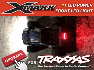 Front Bumper 11 LED Light Bar Lamp Mount for 15 Traxxas X-MAXX XMAXX RC Car US