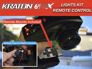 HeadLights + Power Distribution Board for ARRMA KRATON Waterproof LED Headlights Lights