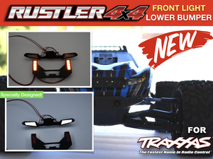 LED Lights Front & Rear For Traxxas Rustler 4x4 VXL XL5 waterproof headlights