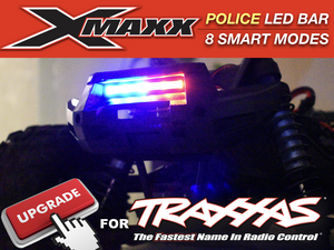 Police LED Lights Kit For X-Maxx 6s 8s Traxxas by Polo Creations Rc