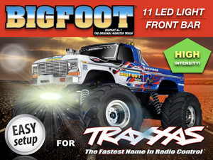 Traxxas BIGFOOT Led Light Bar Bumper 2WD RC Monster Truck