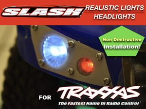 LED lights Front Headlights for Traxxas Slash 4x4 2WD waterproof White Amber Red