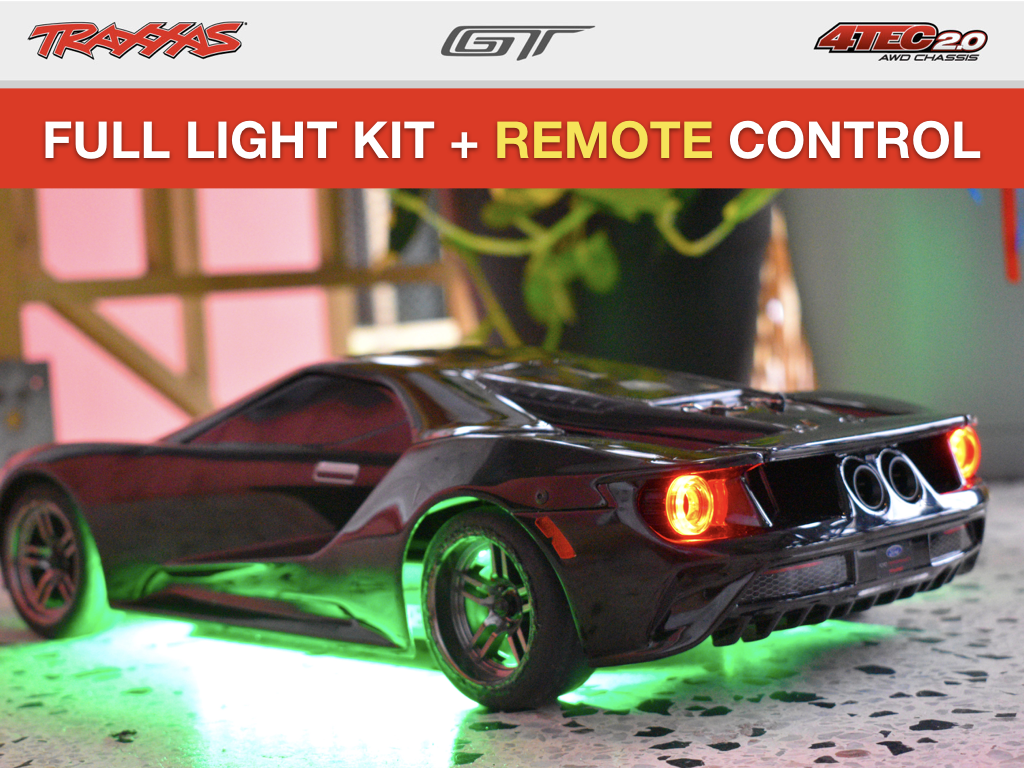 Taillights Scale Look for Traxxas Ford GT 4 Tec 2.0 Body Power