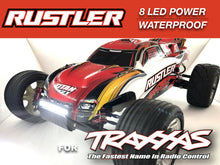 Load image into Gallery viewer, 8 LED Light Front Bar fits Traxxas RUSTLER waterproof headlights Power USA Ship