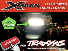 Load image into Gallery viewer, Front Bumper 11 LED Light Bar Lamp Mount for 15 Traxxas X-MAXX XMAXX RC Car US