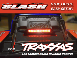8 LED Lights STOP ROOF fits Traxxas SLASH 4x4 2wd waterproof tail lights RED