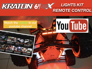 Arrma Kraton 6s Lights Kit Controller All LED Headlight Light Bar Taillights