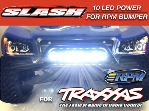 LED Light Front For RPM Bumper Traxxas SLASH 4x4 2wd waterproof headlights