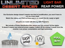 Load image into Gallery viewer, LED Light REAR BUMPER Kit for Unlimited Desert Racer UDR Traxxas Waterproof USA