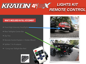Arrma Kraton 4s Lights Kit Remote Control All LED Headlight Light Bar Taillights