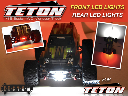 LED lights Front & Rear COMBO for LATRAX TETON Bumper 4x4 waterproof