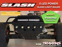 Load image into Gallery viewer, LED lights Front HeadLights for Stock bumpers Traxxas Slash 4x4 2WD waterproof