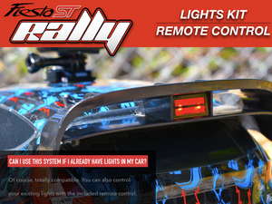 LED Lights Front & Rear For Traxxas FIESTA 4x4 VXL XL5 Bar Kit Rally USA