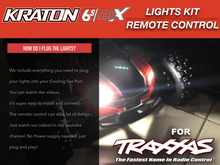 Load image into Gallery viewer, HeadLights + Power Distribution Board for ARRMA KRATON Waterproof LED Headlights Lights