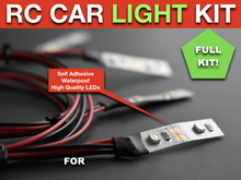 Load image into Gallery viewer, 4 White 4 Red LED Lights Kit fits 110 18 Traxxas HSP Redcat RC4WD RC Car W6V4