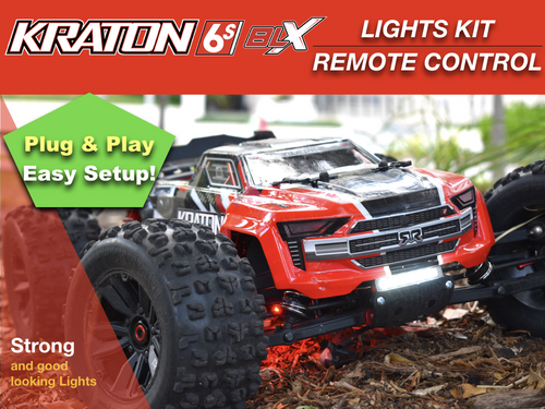 Arrma Kraton 6s Lights Kit Power Distribution Board Light Bar LED Light Bar Taillights