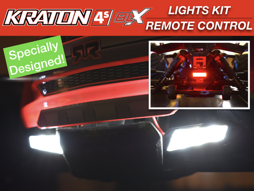 Arrma Kraton 4s Lights Kit Remote Control All LED Headlight Light Bar Taillights