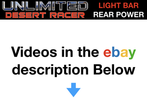 LED Light REAR BUMPER Kit for Unlimited Desert Racer UDR Traxxas Waterproof USA