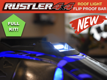 Load image into Gallery viewer, LED Light Bar Roof For Traxxas 6728 Rustler 4x4 VXL XL5 waterproof Roof Rack TRA